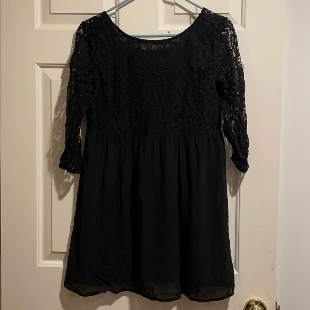 F21 Black Lace Dress